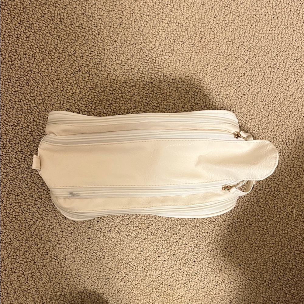 Elegant White Leather Women's Bag
